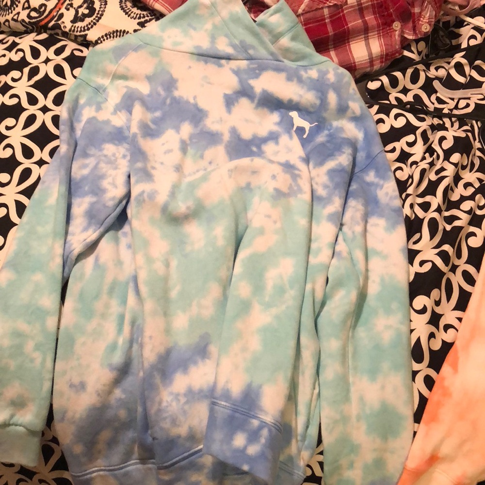 Victoria secret pink tiedye hoodie